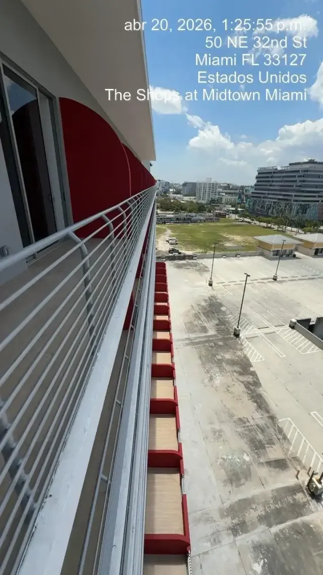 Balcony railing repair, 3100 NE 1st Ave, Miami