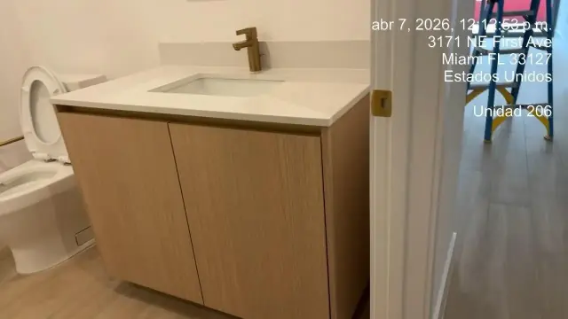 Bathroom apartment repair, 3100 NE 1st Ave, Miami