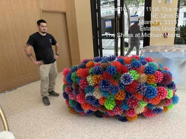 Lobby installation support, 3100 NE 1st Ave, Miami