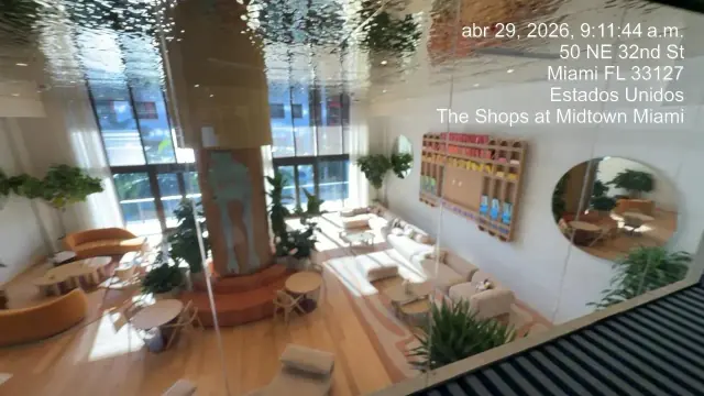 Lobby common area overview, Midtown Miami