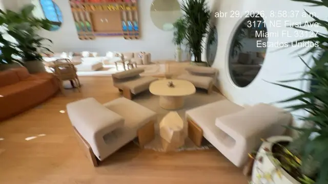 Modern lounge area project, Midtown Miami